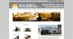 Desktop Screenshot of kolibriartstudio.com